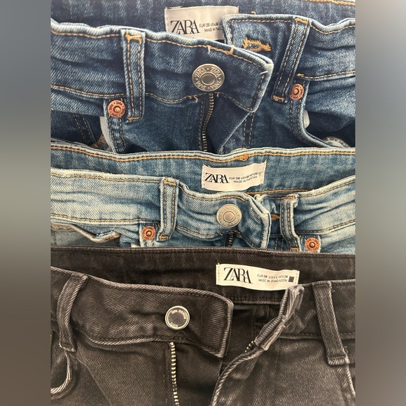 Zara Crop and Flare Jeans Bundle size 6 - Picture 1 of 16